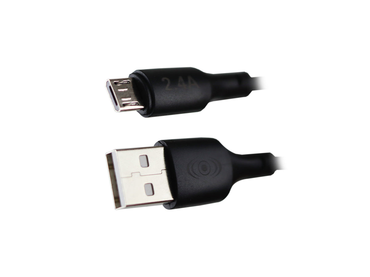 Cable USB a V8 Negro - Negro