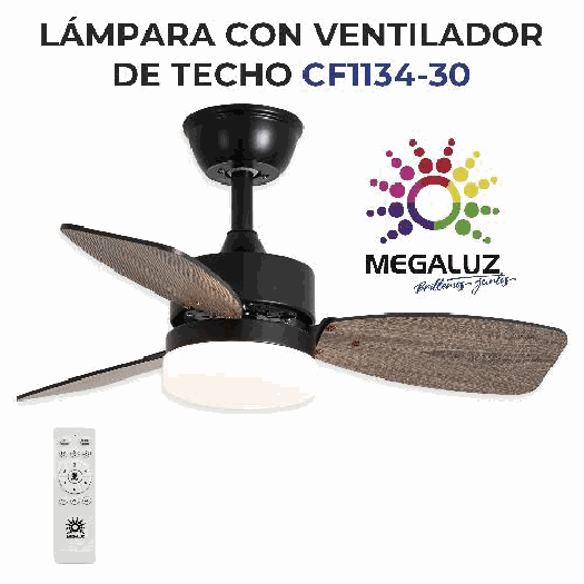 VENTILADOR 3 ASPAS CF1134-30