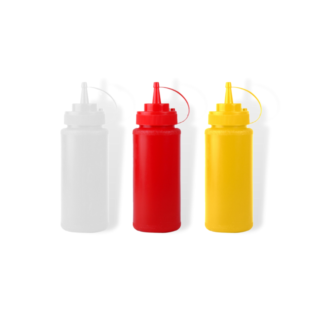 Dispensadores de mayonesa 450ml - Blanco