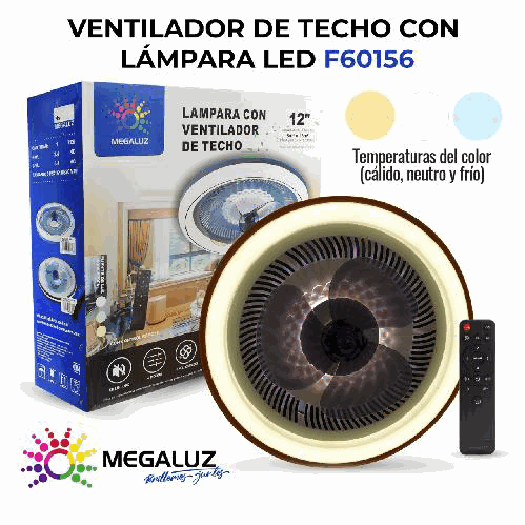 LAMP VENT TECHO F60156