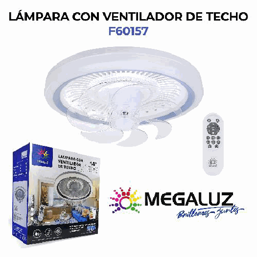 LAMP VENT TECHO F60157