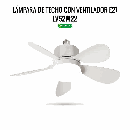 LAMP VENT TECHO LV52W22