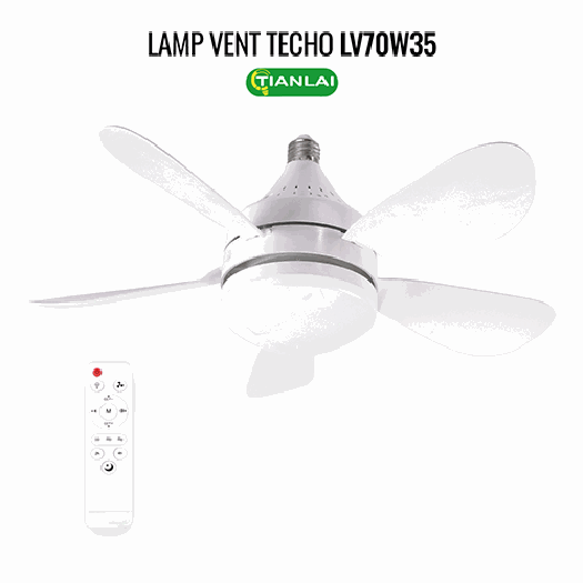 LAMP VENT TECHO LV70W35