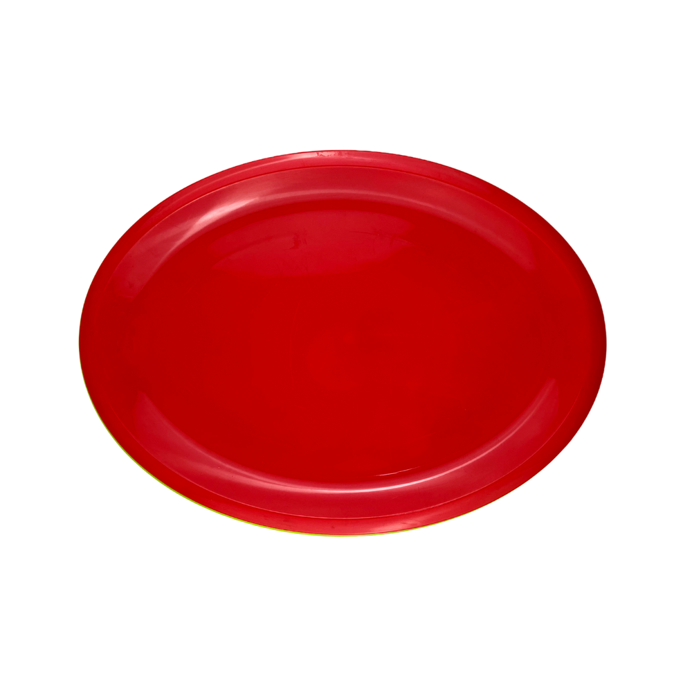 Plato Tampiqueño ovalado 13" - Rojo