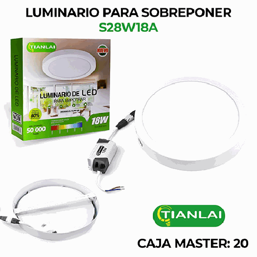 Luminario LED 18W
