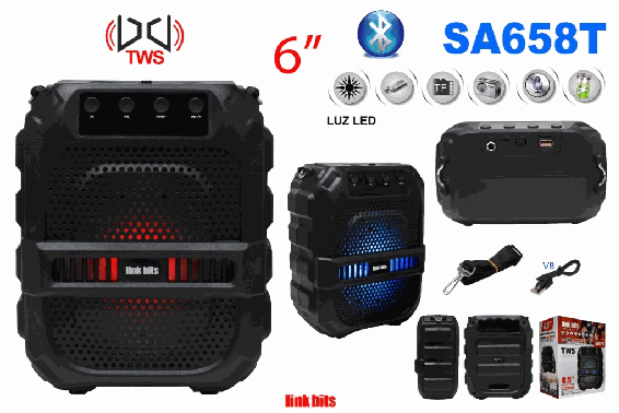 Bocina de 6´´ portable.