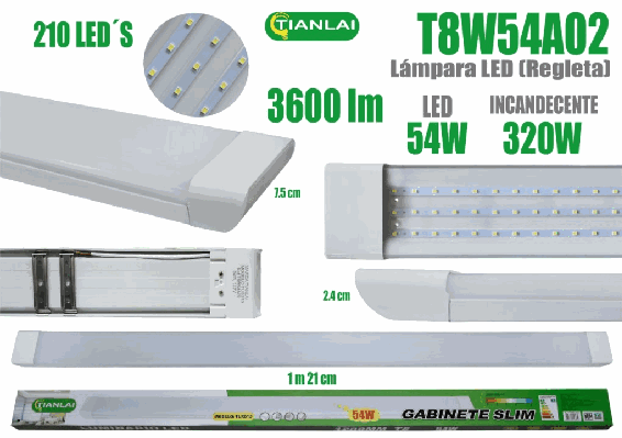 lampara led regleta