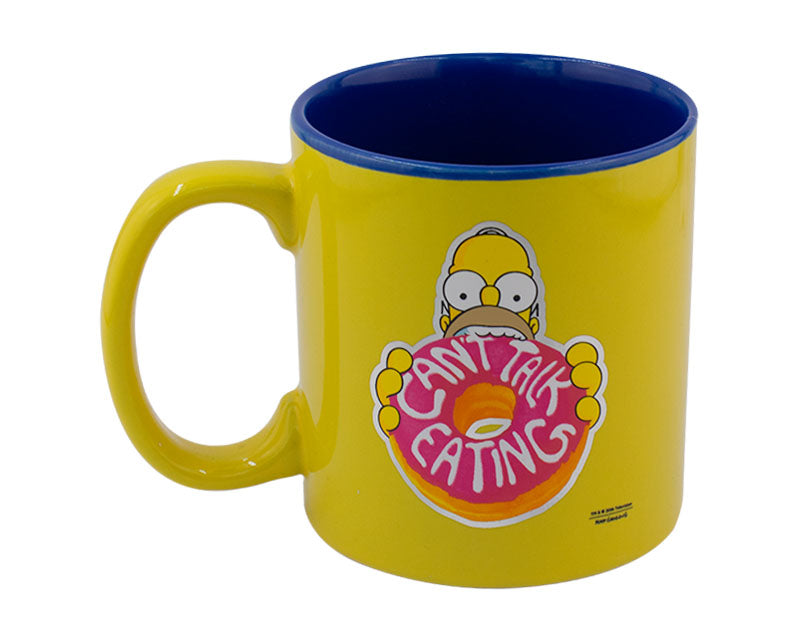 Taza Metalizada Para Café Los Simpsons Homero 591ml