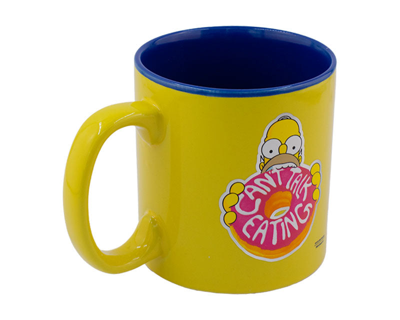 Taza Metalizada Para Café Los Simpsons Homero 591ml