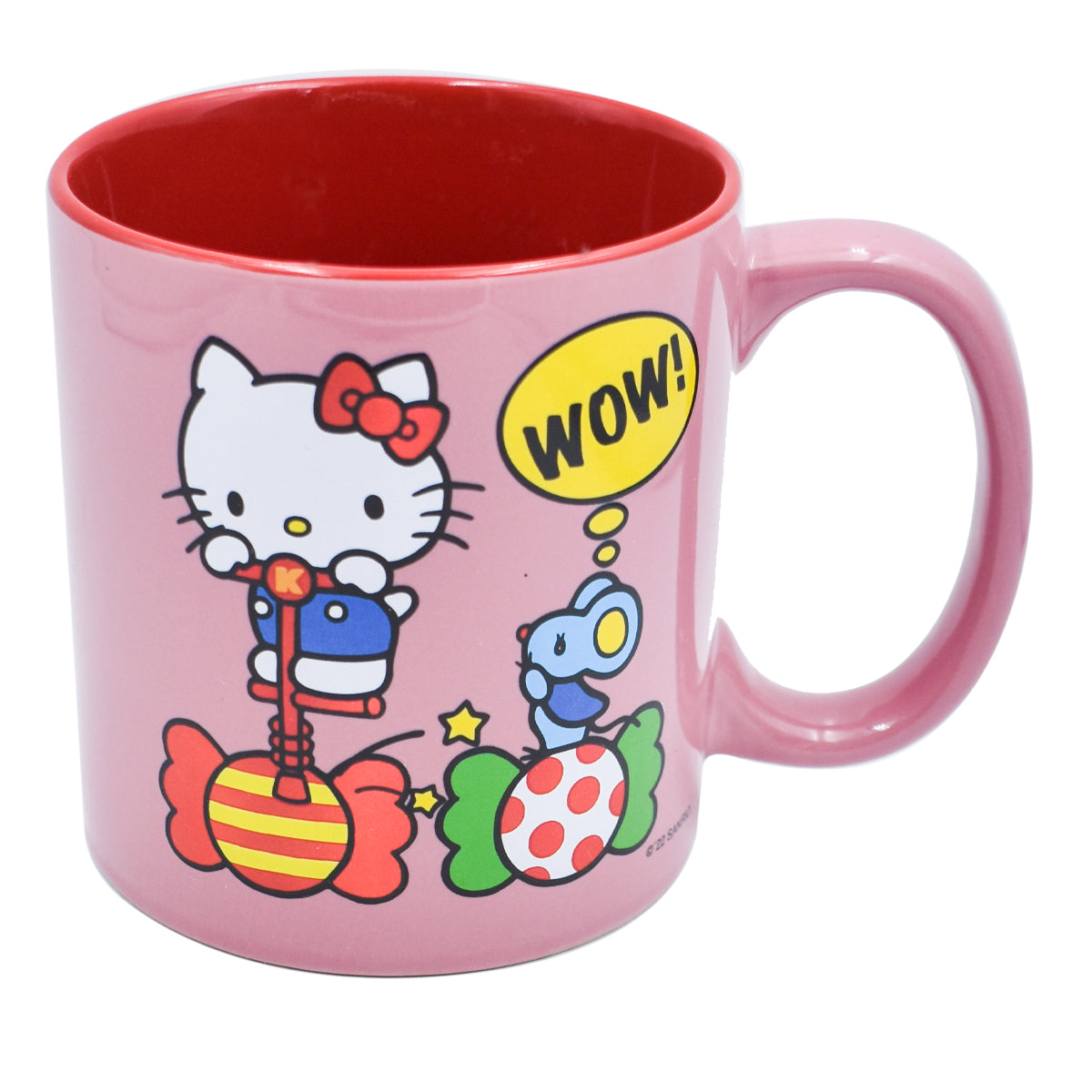 Taza de Cerámica Jumbo BiTono Metalizada Fun Kids Hello Kitty 591ml