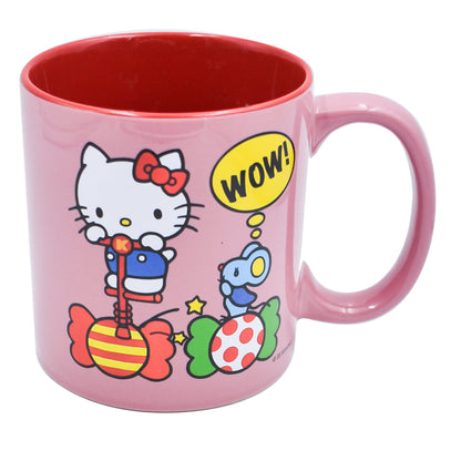 Taza de Cerámica Jumbo BiTono Metalizada Fun Kids Hello Kitty 591ml