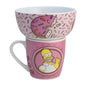 Set para Desayuno de Porcelana Fun Kids Los Simpson 2 Piezas