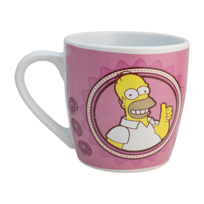 Set para Desayuno de Porcelana Fun Kids Los Simpson 2 Piezas