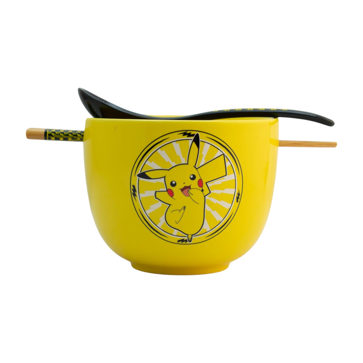 Set de Bowl para Ramen con Palillos y Cuchara Personajes Animados 592ml - Stitch