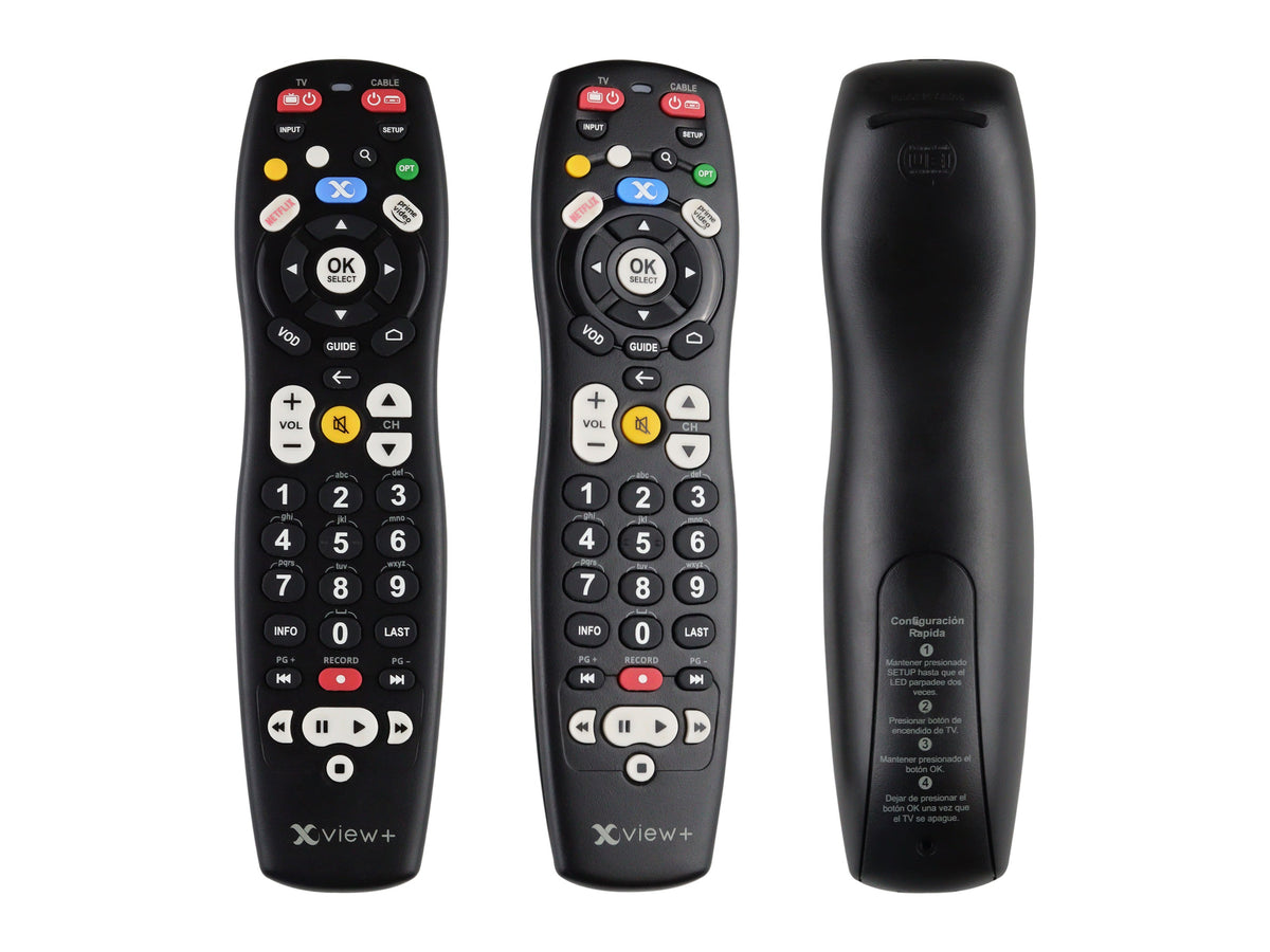 ontrol Remoto Original Universal Megacable XView+ URC 2030 - Compatible con Cajas Xview y TV
