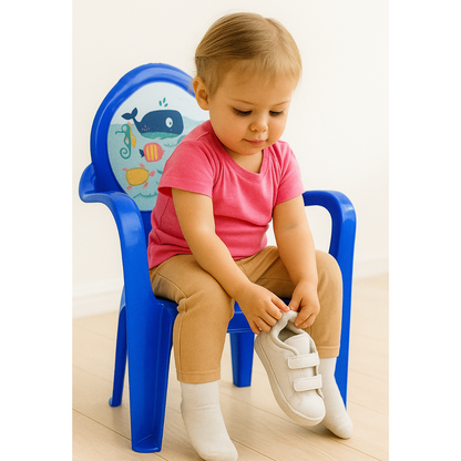 Silla infantil de plástico - Morado