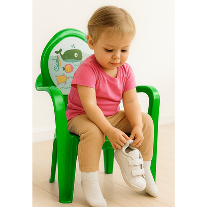 Silla infantil de plástico - Morado