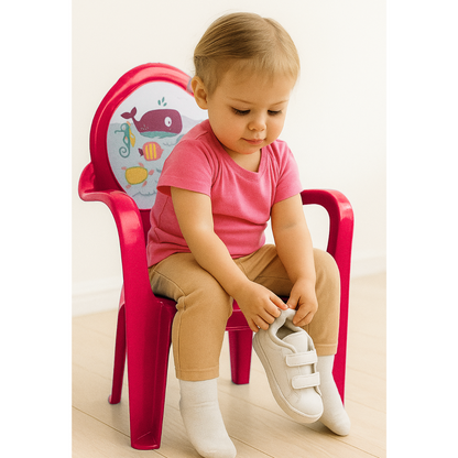 Silla infantil de plástico - Morado