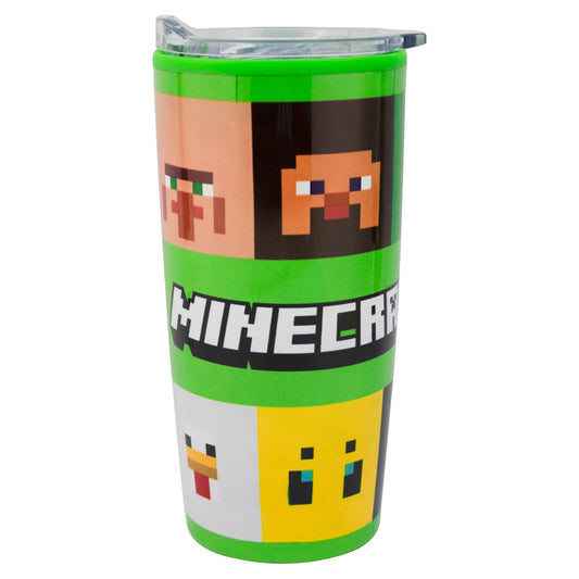 Termo de Acero Inoxidable con Doble Pared Fun Kids Minecraft 500ml