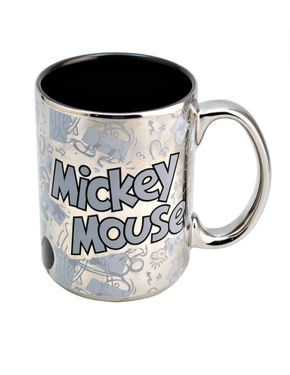 Taza de Cerámica Metalizada Fun Kids Distintos Personajes 433ml - Mickey mouse