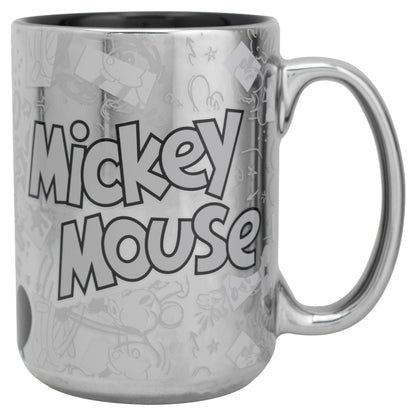Taza de Cerámica Metalizada Fun Kids Distintos Personajes 433ml - Mickey mouse