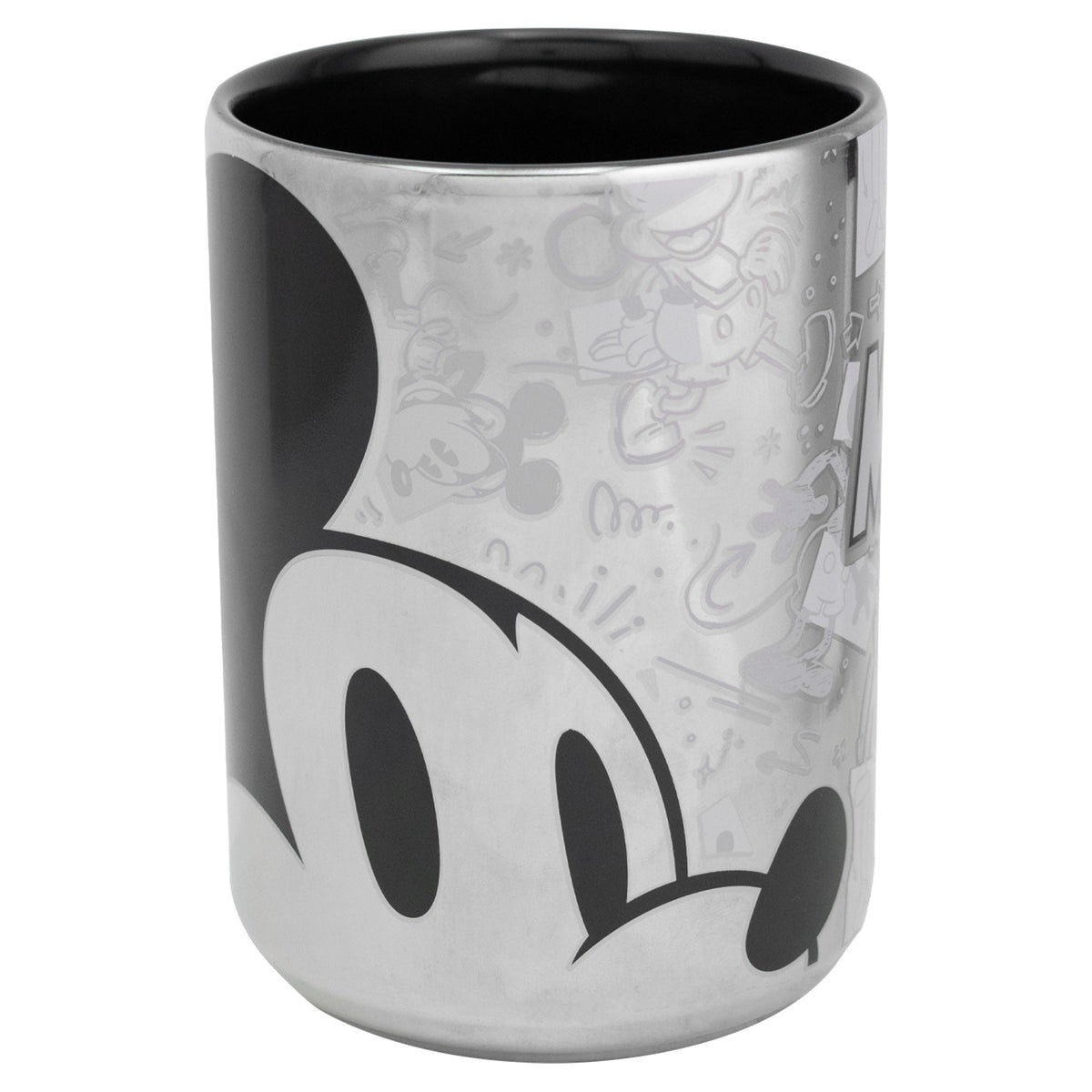 Taza de Cerámica Metalizada Fun Kids Distintos Personajes 433ml - Mickey mouse