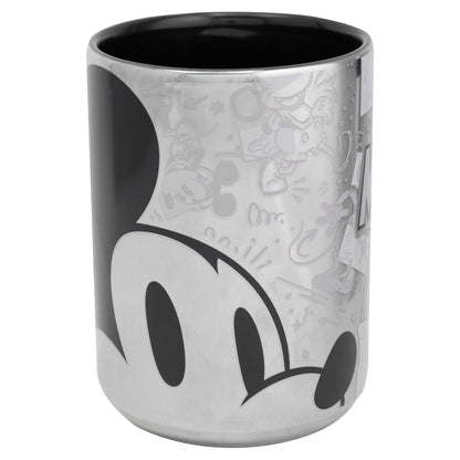 Taza de Cerámica Metalizada Fun Kids Distintos Personajes 433ml - Mickey mouse