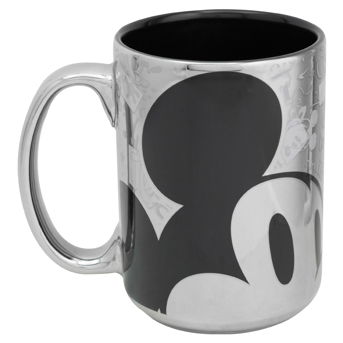 Taza de Cerámica Metalizada Fun Kids Distintos Personajes 433ml - Mickey mouse