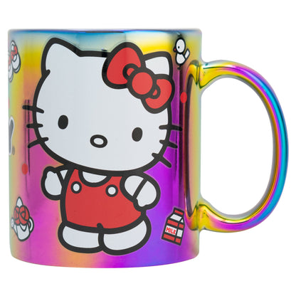Taza Cerámica Metalizada Para Café Personajes Animados 325ml - Mickey mouse