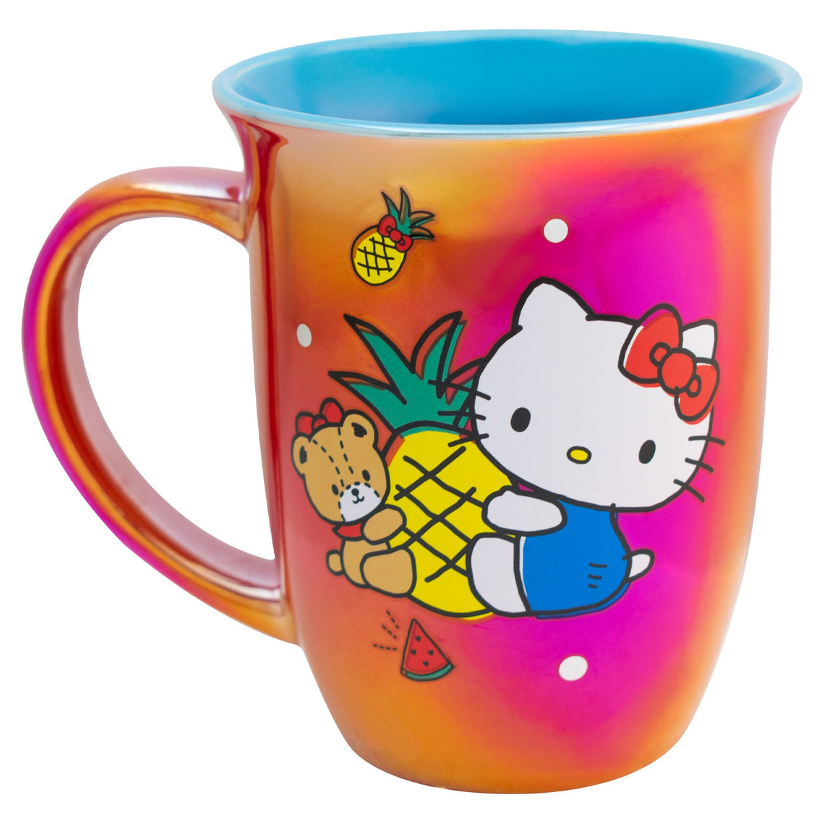 Taza de Cerámica Iridiscente Bitono Personajes Animados 470ml - Stitch