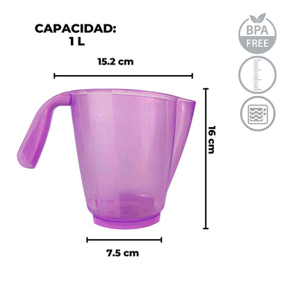 Jarra Medidora Colors - 1L