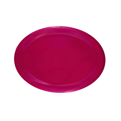 Plato Tampiqueño ovalado 13" - Rojo