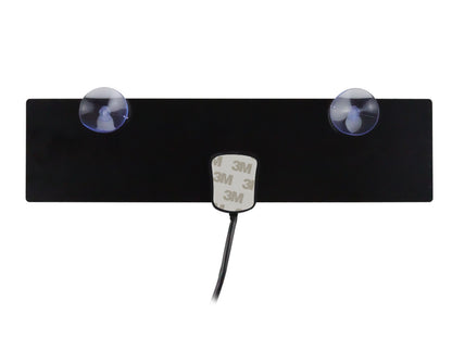 Antena Plana HD para Interior con Ventosas – Alta Fidelidad y Recepción Mejorada HDTV/VHF/UHF