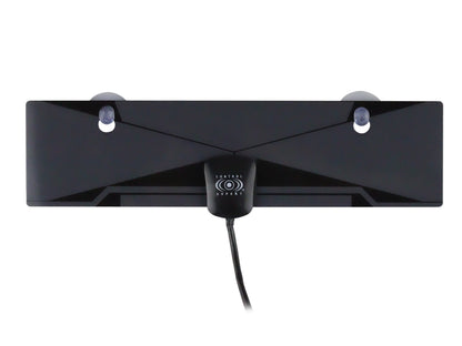 Antena Plana HD para Interior con Ventosas – Alta Fidelidad y Recepción Mejorada HDTV/VHF/UHF