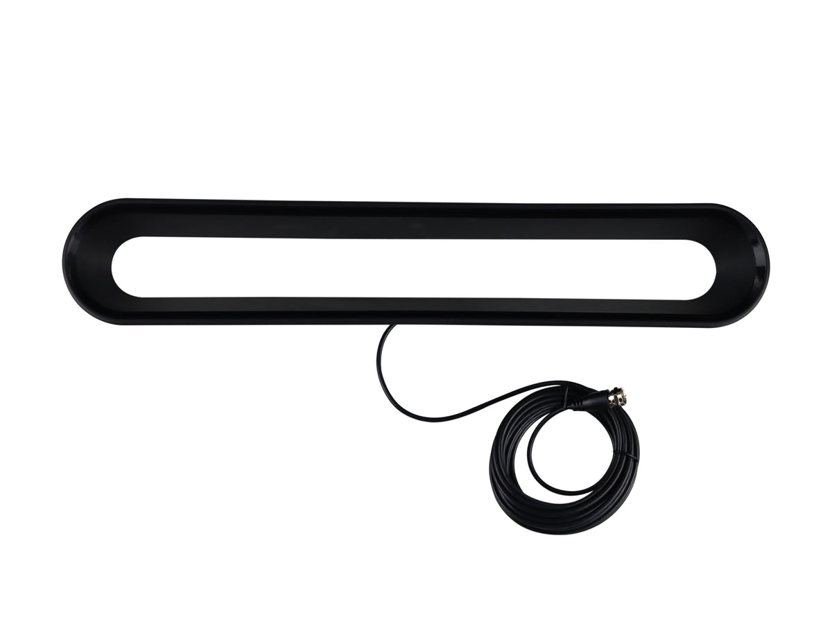 Antena de Interior con Amplificador USB y Cable Coaxial de 5 Metros – Máxima Recepción UHF / MHz