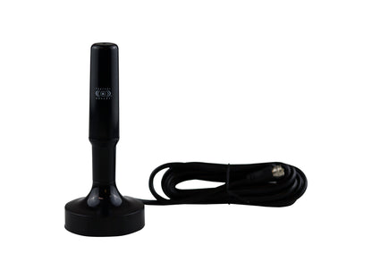 Antena de interior HD con Base Magnética y con Cable Coaxial de 3 Metros