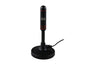 Antena de interior VHF/UHF Compacta – Excelente Recepción con Bajo Perfil y Peso Ligero