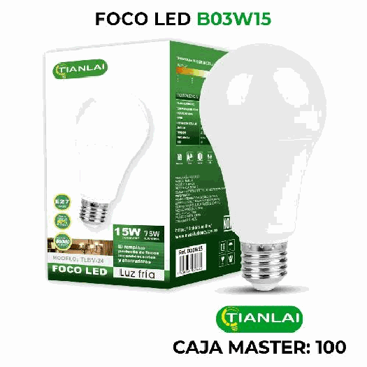 FOCO LED BOMBILLO B03W15 TIANLAI