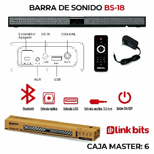 BARRA DE SONIDO BS-18