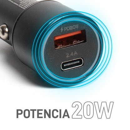 Cargador para Automóvil de 20W