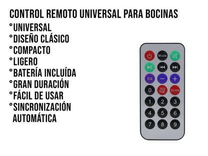 Control Compatible Con Bocinas Velikka Kaiser Directo