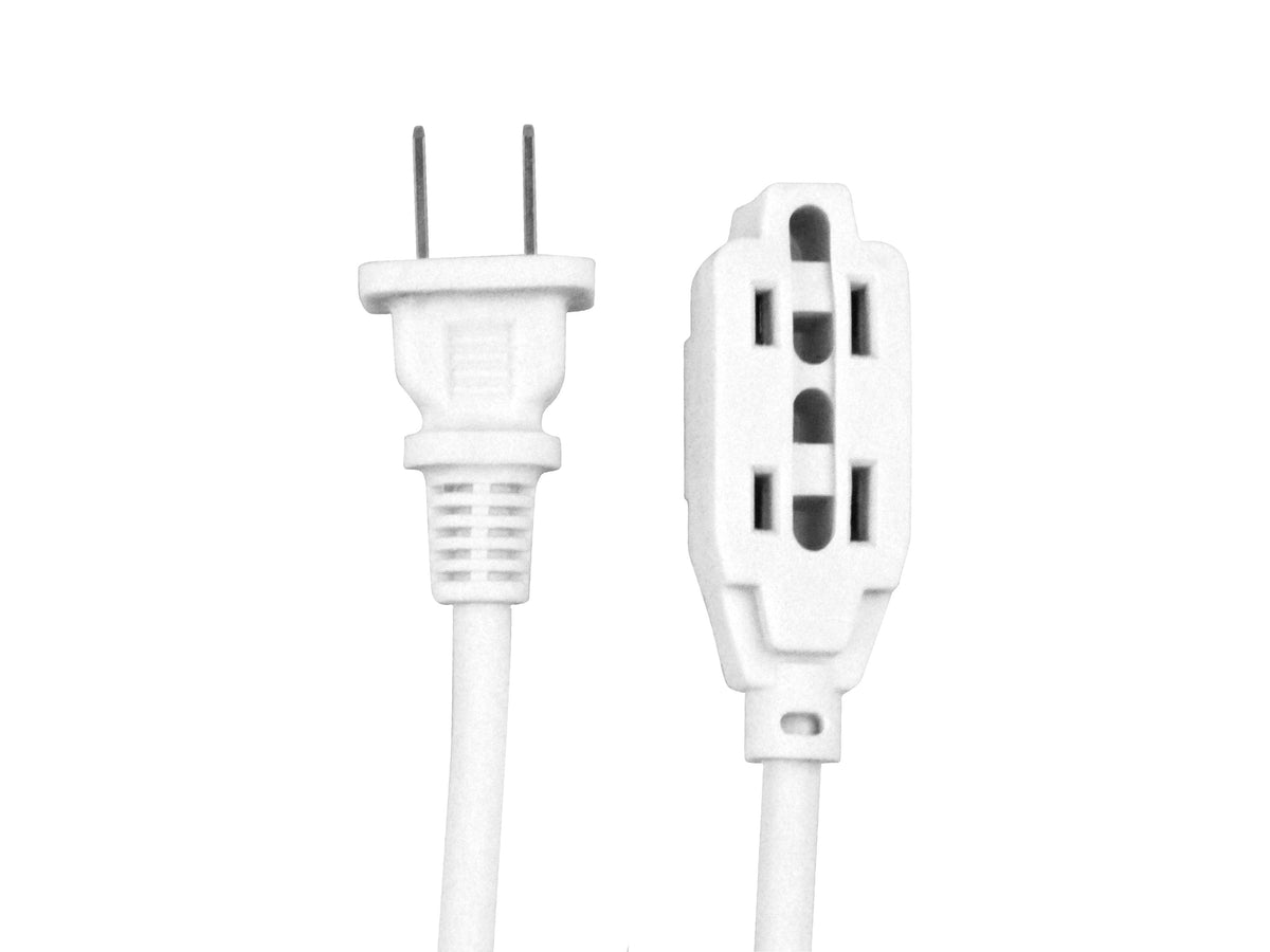 Extensión Eléctrica Hogar Y Oficina 15 Metros Color Blanco - Blanco