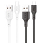 Cable USB a V8 1 Metro 2.4A Carga y Datos - Negro
