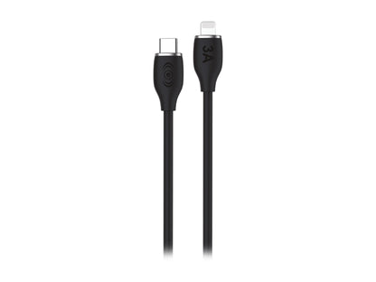 Cable Tipo C a iPhone 30W Carga Rápida Negro - Blanco