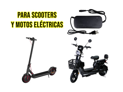 Cargador para Moto Eléctrica 48V 2A 124W