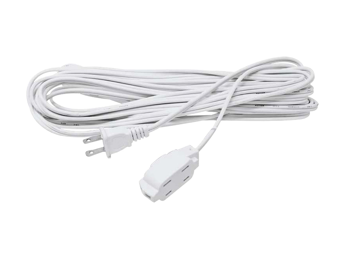 Extensión Eléctrica Hogar Y Oficina 4 Metros Color Blanco - Blanco