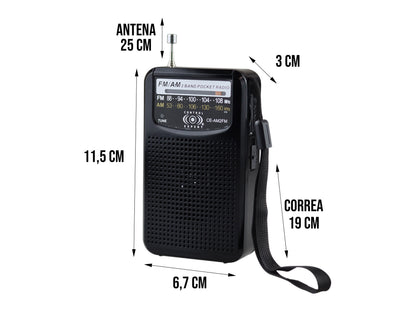 Radio de Bolsillo AM FM