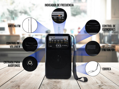 Radio de Bolsillo AM FM