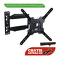 Soporte para Pantalla con Brazo Móvil 32" a 65" Ajustable  incluye Antena HD