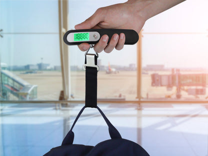 Báscula Digital para Equipaje 50 kg a 100 lbs - Negro